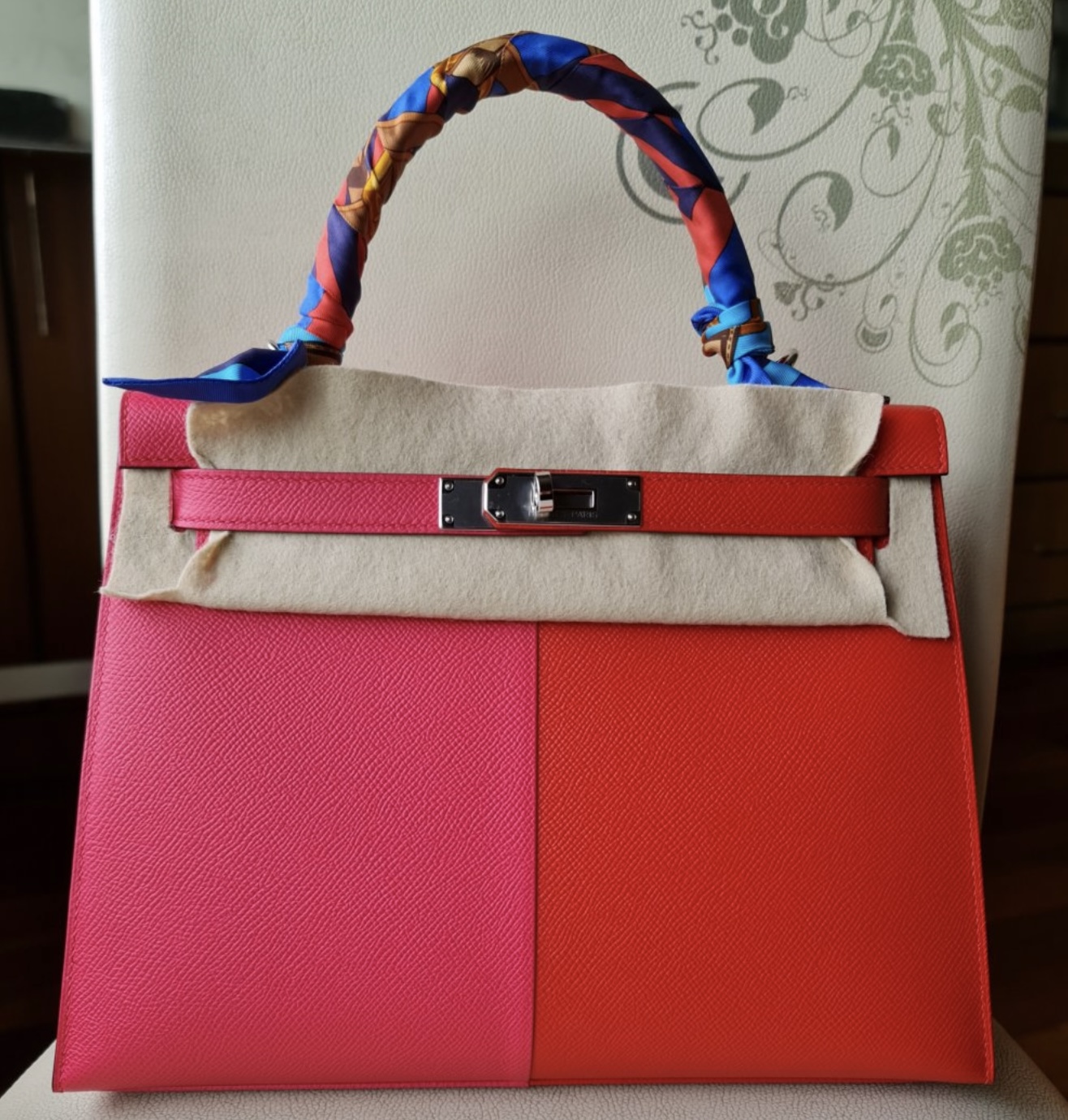 Hermès 24/24 21 Rose Mexico / Rouge de Coeur