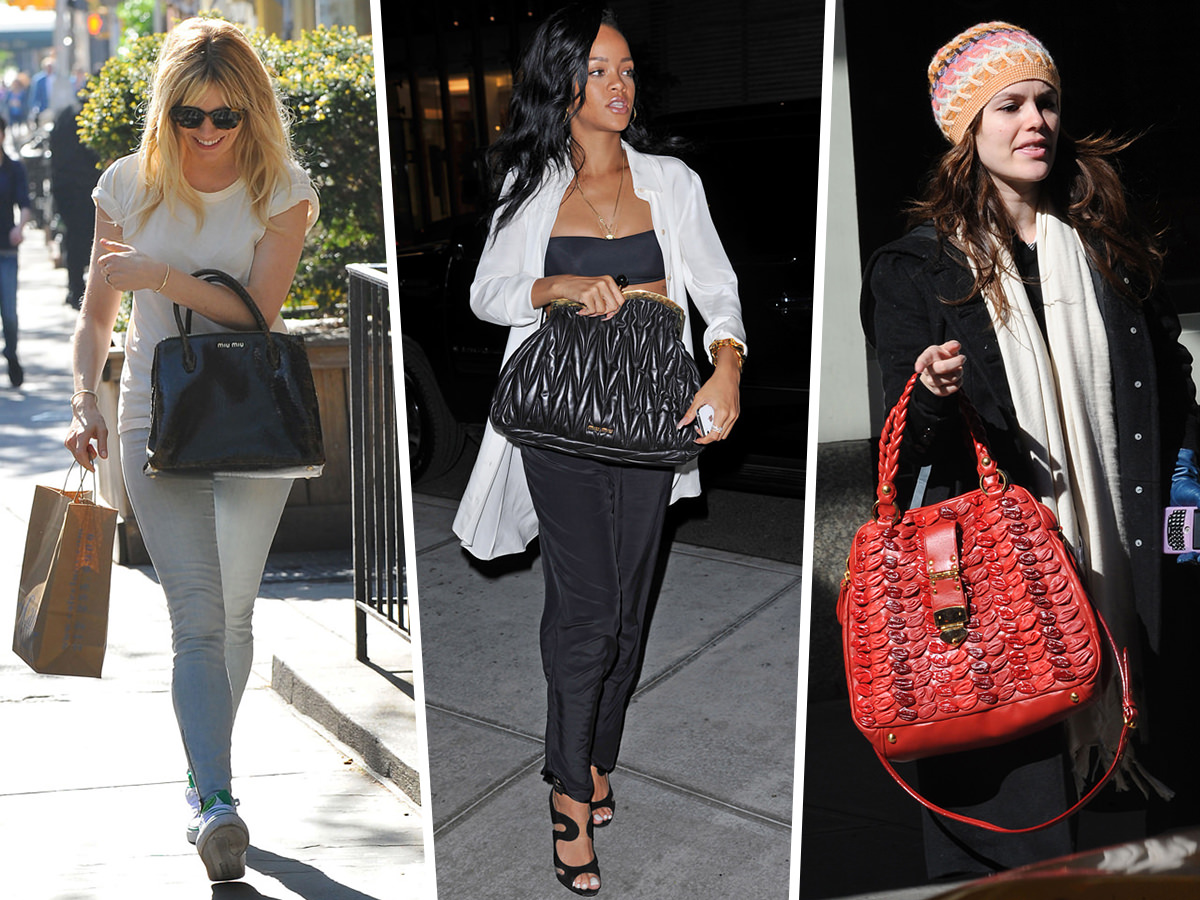 celebrity miu miu bags