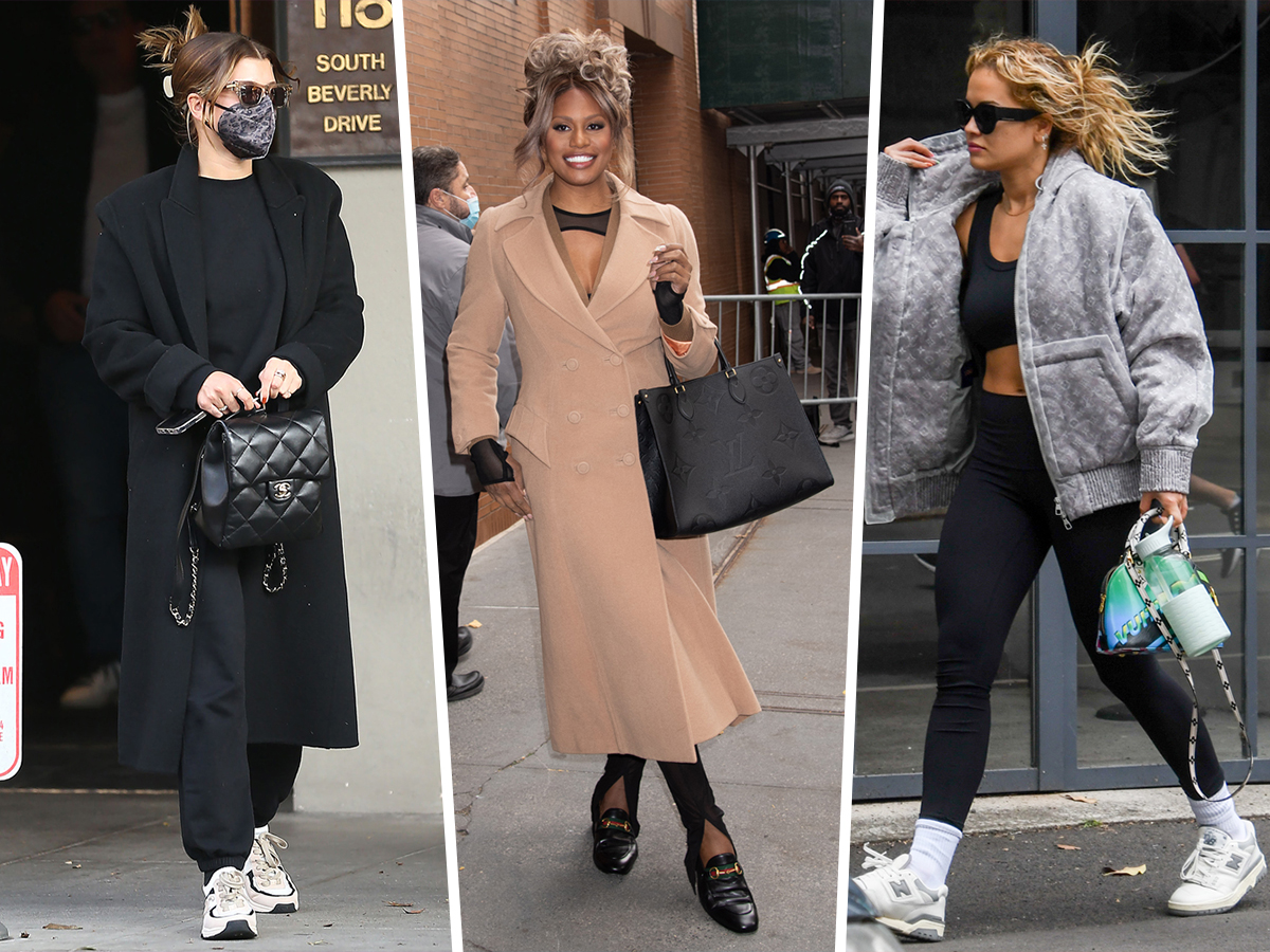 Celebs Attempt to Avoid Your Prying Gaze with Bags from Dior