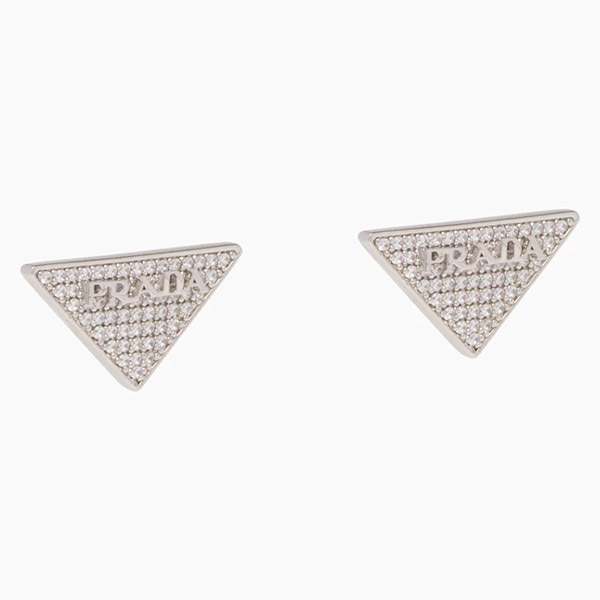 Crystal Logo Jewels Zirconia Earrings