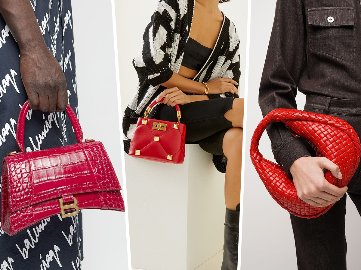 Upgrade your style with a deep dark red colour bag. A subtle pop