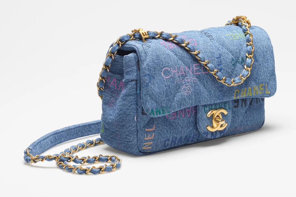 CHANEL Pre-Owned 1997 Mini Denim Classic Flap Shoulder Bag - Farfetch