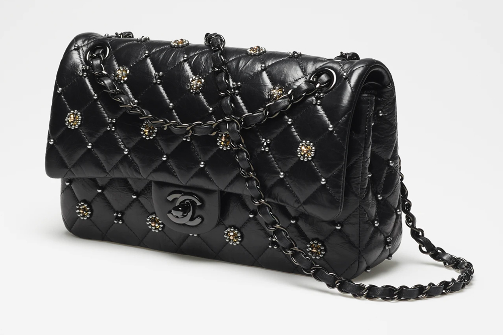 Chanel Mini Flap Bag With Heart CC Charm Black Lambskin Aged Gold Hard –  Coco Approved Studio