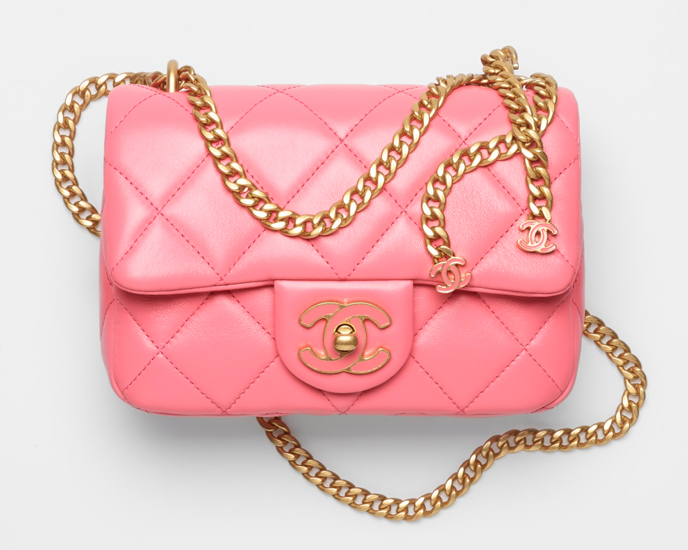 Chanel Small Flap Bag 2022-23FW, Pink