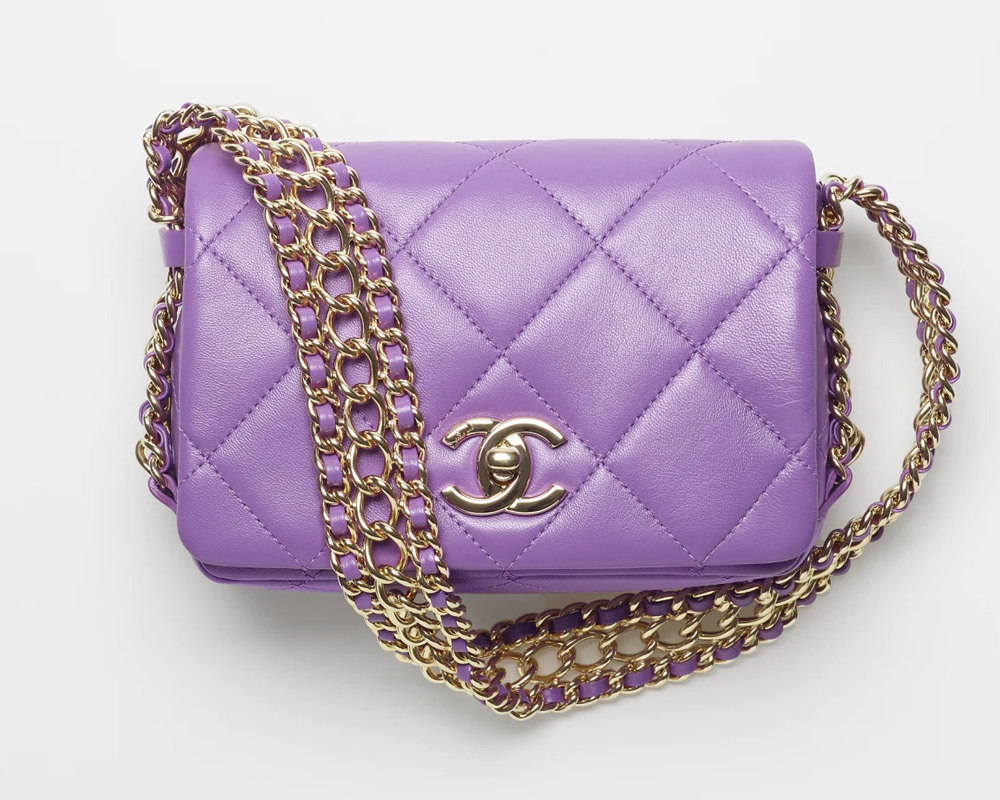 Chanel // SS 2022 Purple Small Coco 22P Top Handle Bag – VSP