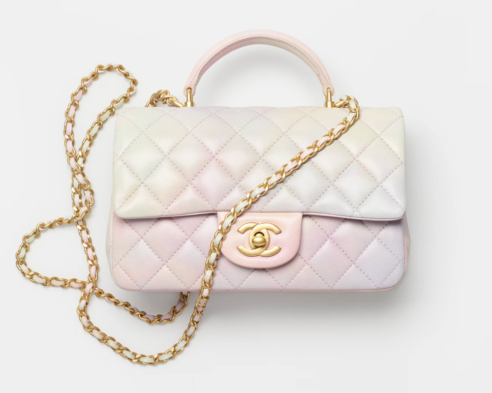 Chanel #CHANELSpringSummer Mini Flap Bag With Top Handle - BAGAHOLICBOY