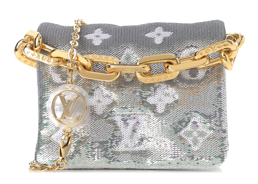 louis vuitton bag with sequins