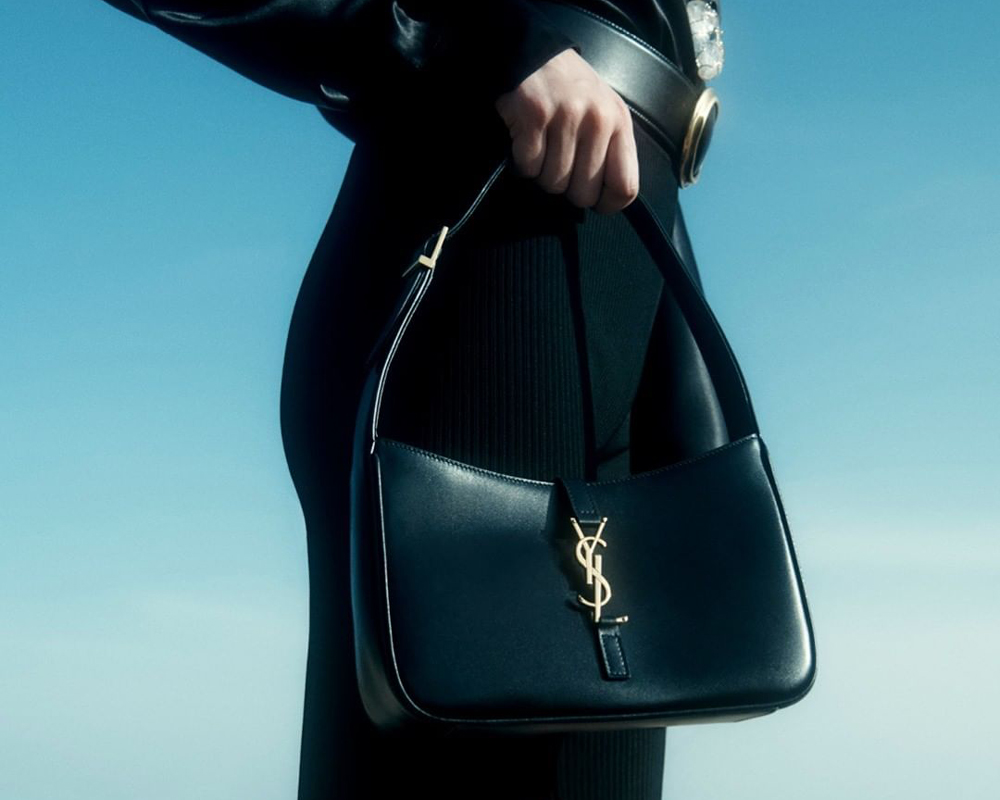 Yves Saint Laurent Le 5 A 7 Re-Nylon Crossbody Bag Black