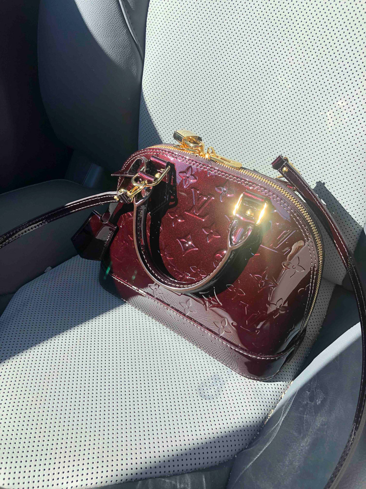 Louis Vuitton Hot Pink Monogram Vernis Alma BB Bag - Yoogi's Closet