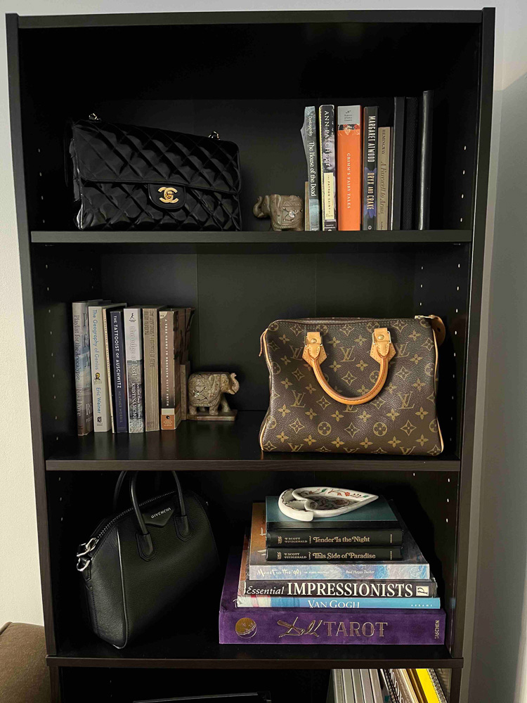 Louis Vuitton Black Leather and Monogram Tuff On My Side Bag - Yoogi's  Closet