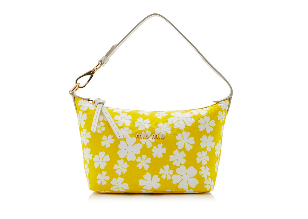 Yellow sales floral bag