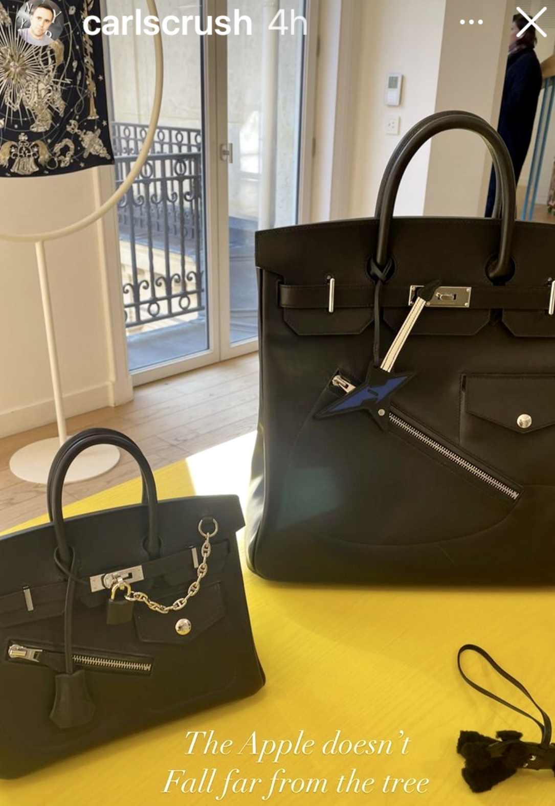 Mini Chain Birkin. Photo via Michael Carl, @carlscrush.