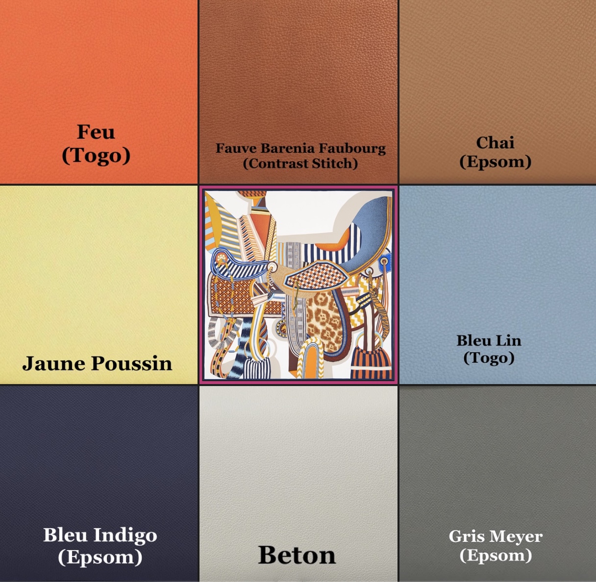 Hermès Leather Colors for Fall/Winter 2022 - PurseBlog