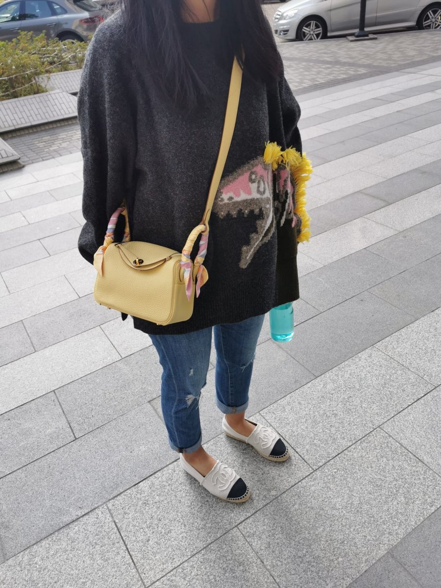 street style hermes lindy 30