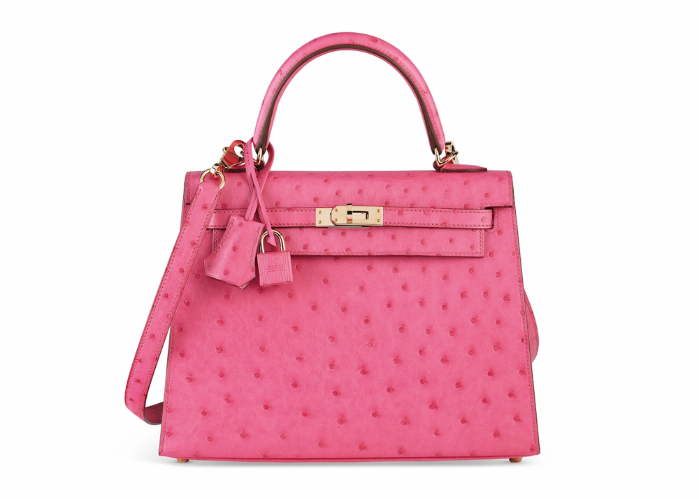 Pink Thing of The Day: Rare Pink Hermes Kelly Doll Bag