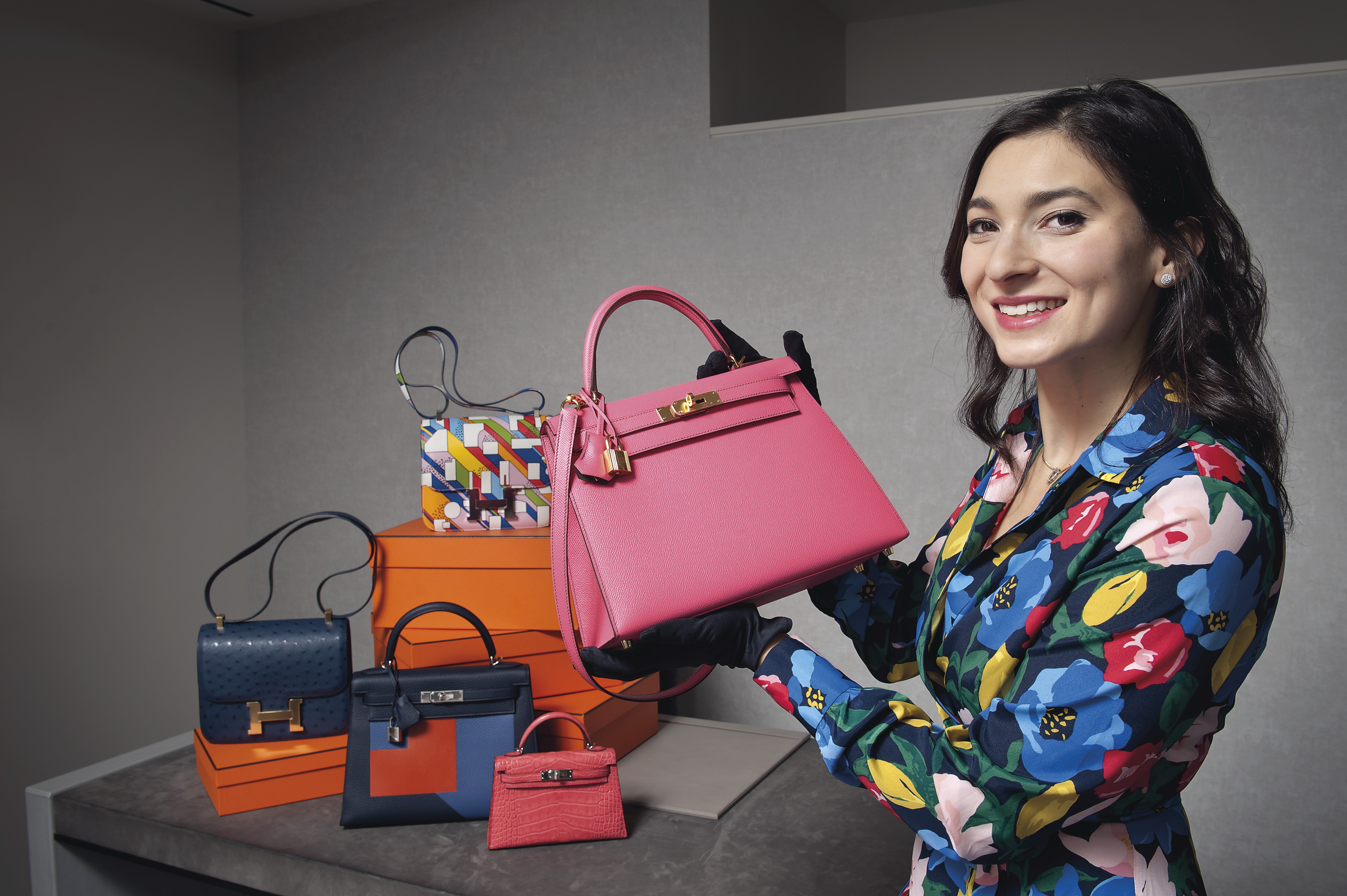 The fabulous Rachel Koffsky, Senior International Handbag Specialist at Christie's. Photo © Christie’s Images Limited 2022.