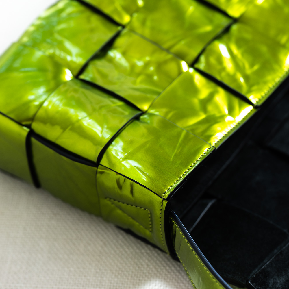 Bottega Veneta Lime Green Cassette Bag – The Stock Room NJ