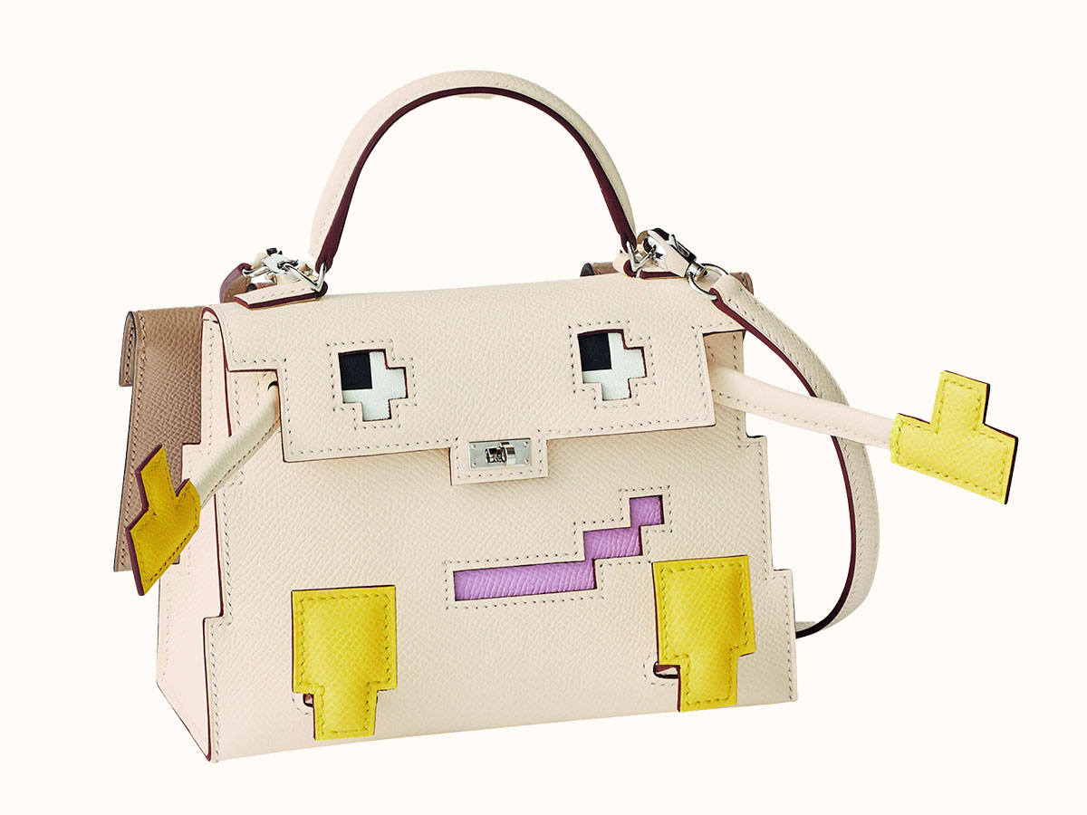Hermès 2022 pre-owned mini Kelly Doll Picto handbag