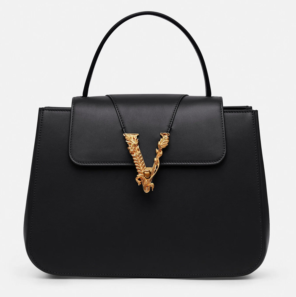 Nicki Minaj Totes Versace Signature Lock Bag - FashionWindows Blog