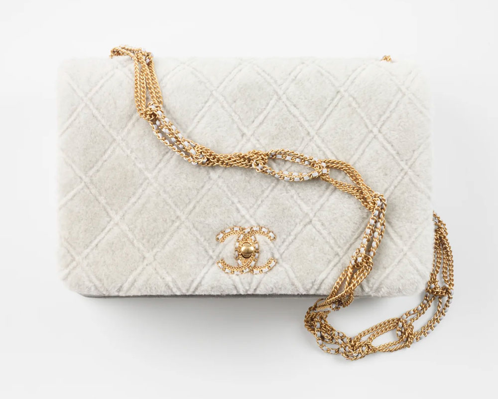 Chanel Shearling Flap Bag