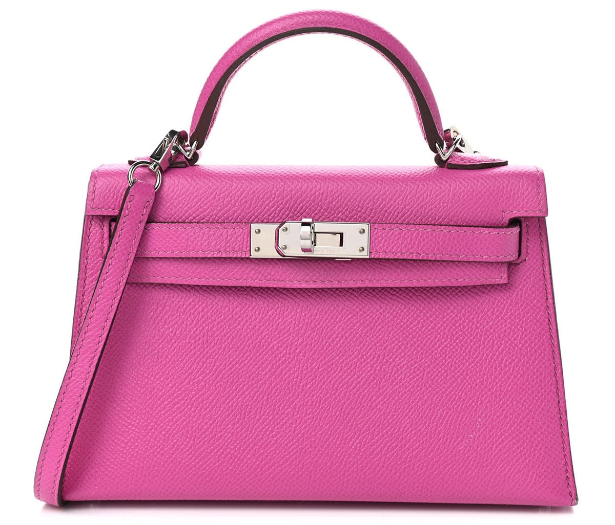 Hermes Epsom Mini Kelly Sellier 20 Magnolia