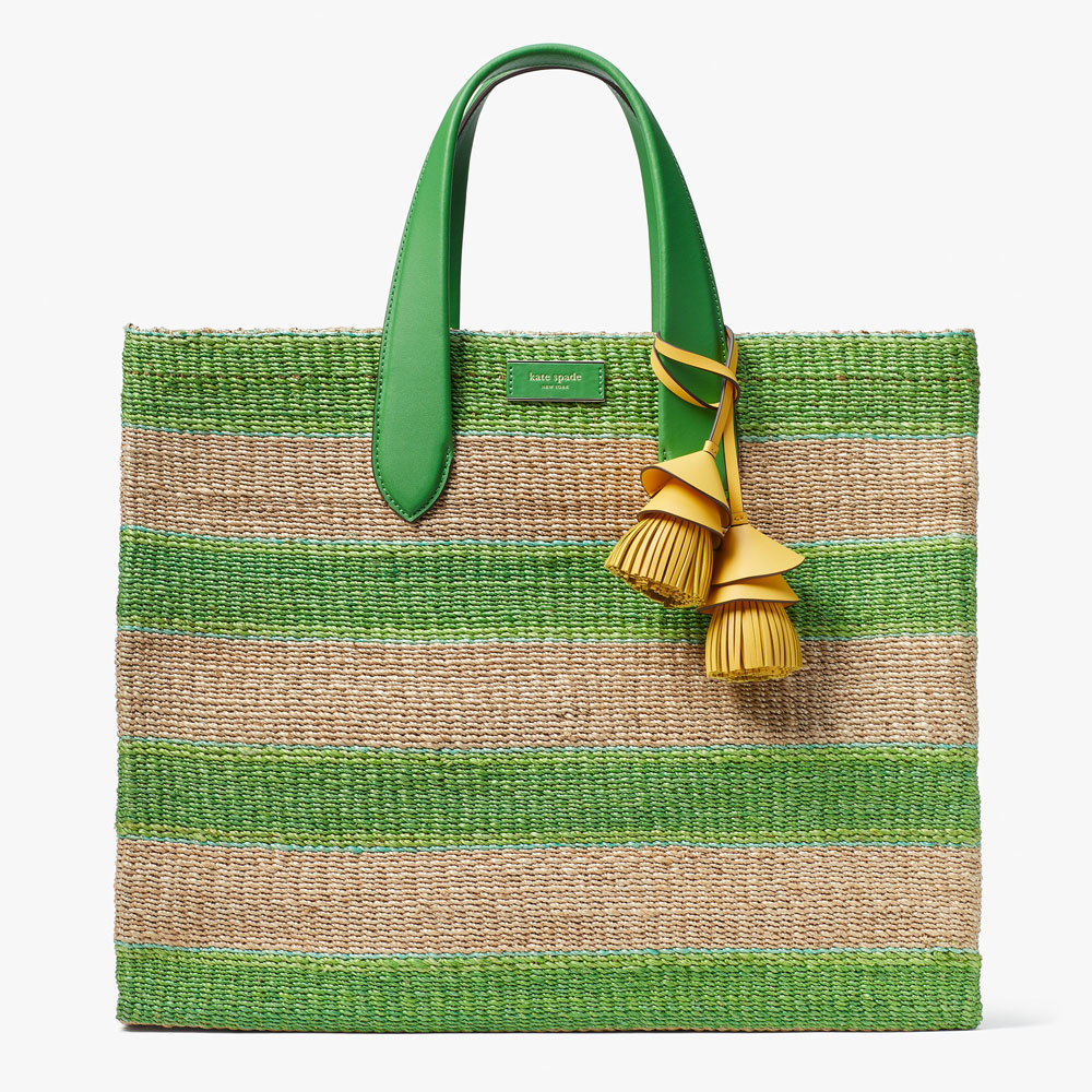 Kate Spade Manhattan Straw Tote Bag