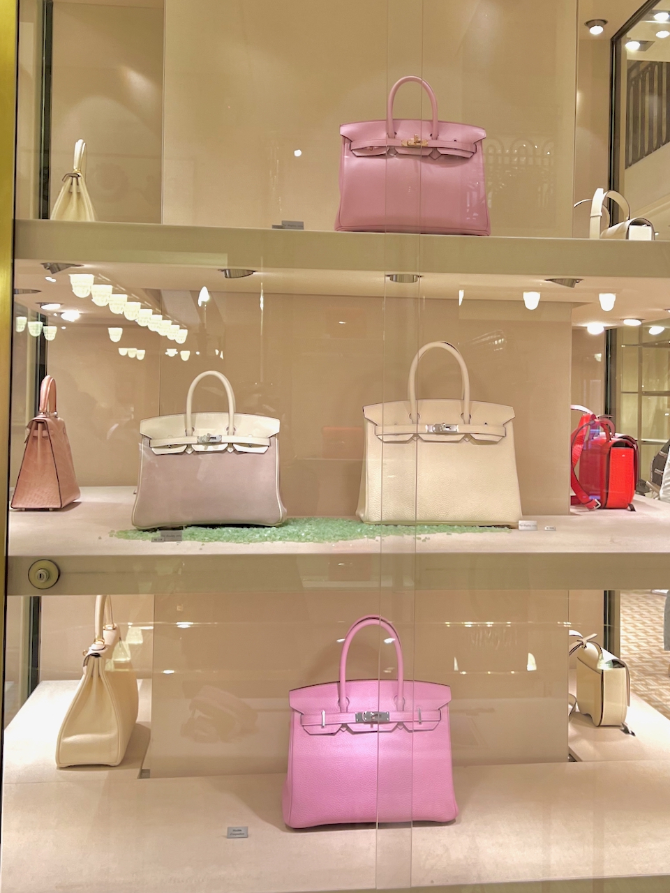 Display Bags Not for Sale at Hermès Faubourg. Photo via @The_Notorious_Pink 