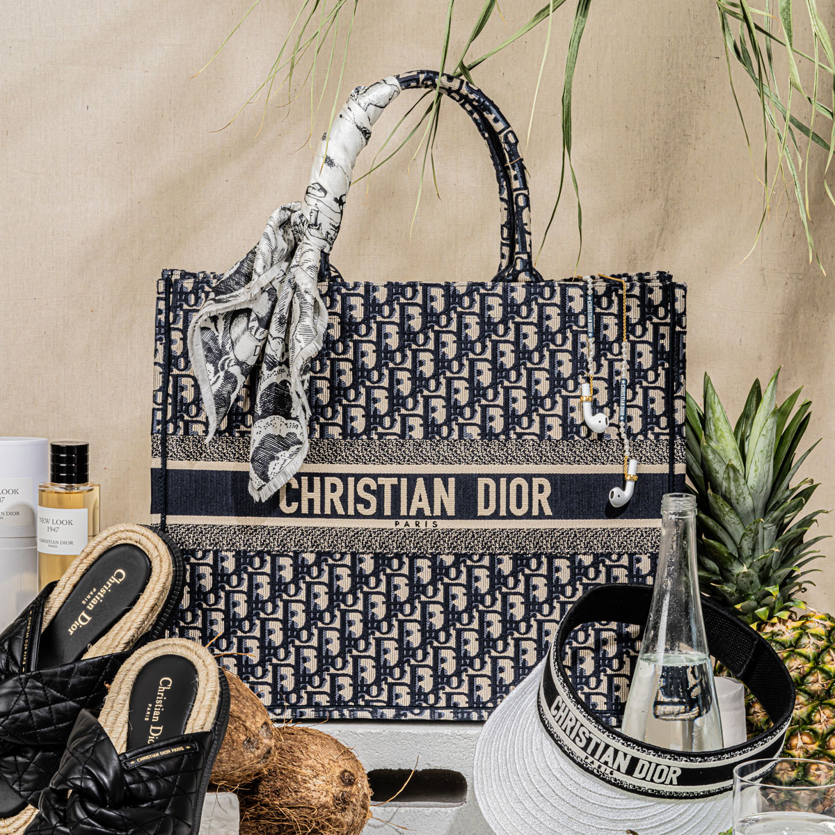 christian dior book tote