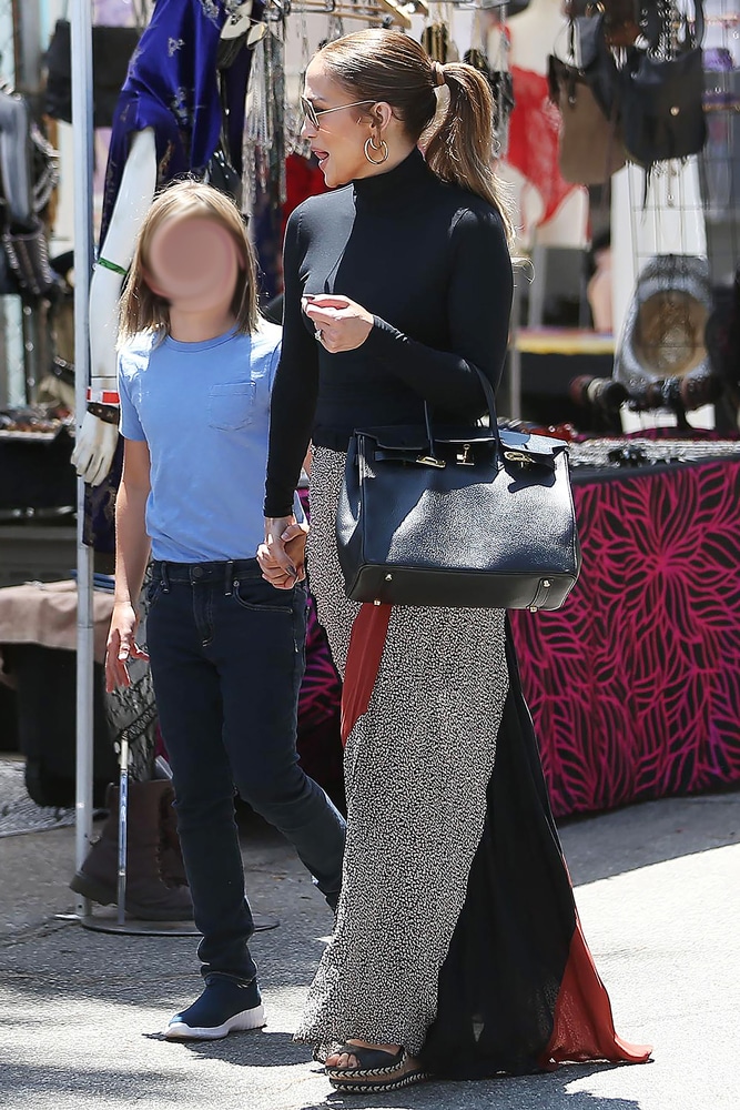 Jennifer Lopez Black Birkin