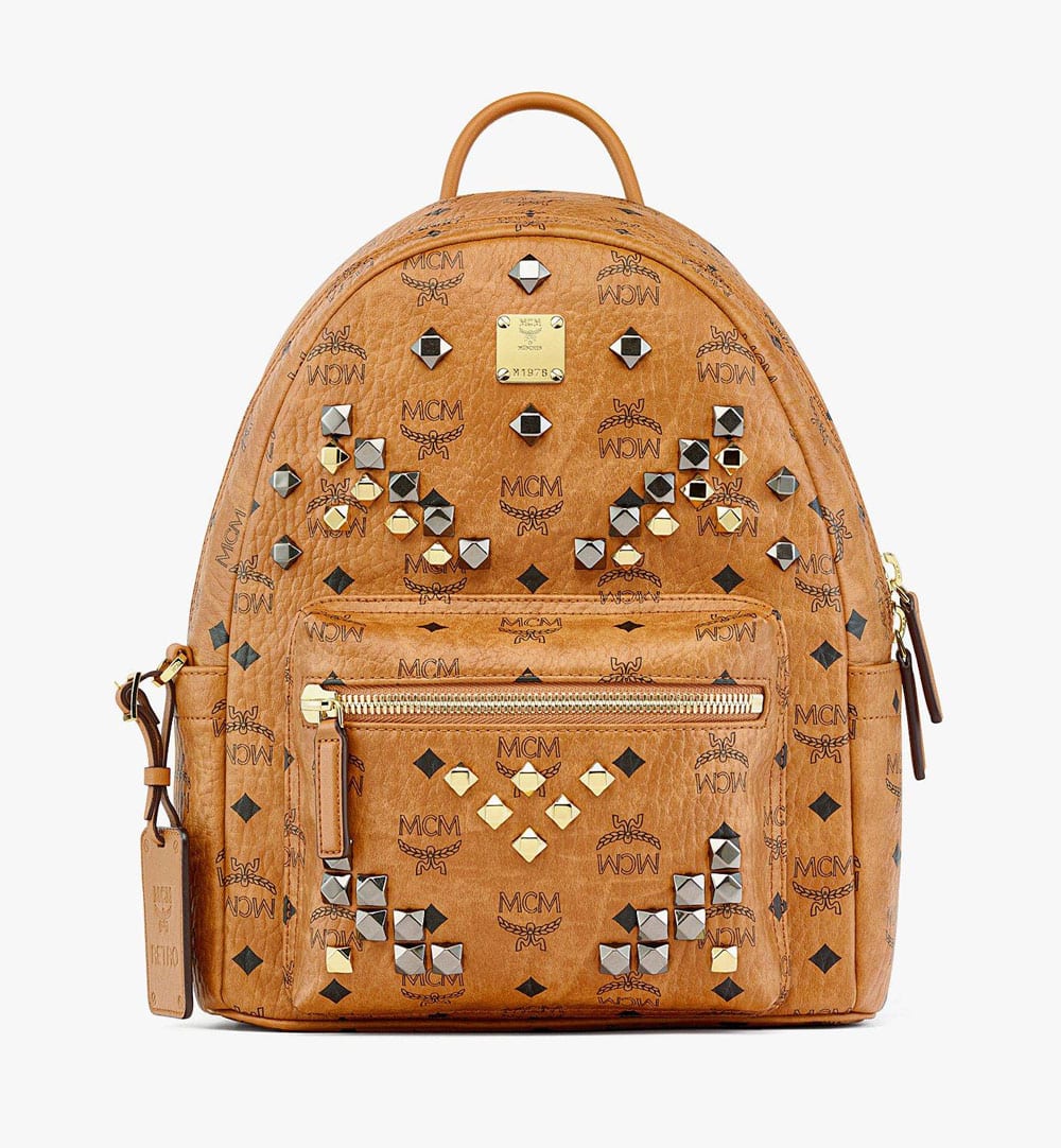 MCM Studded Mini Stark Backpack - More Than You Can Imagine