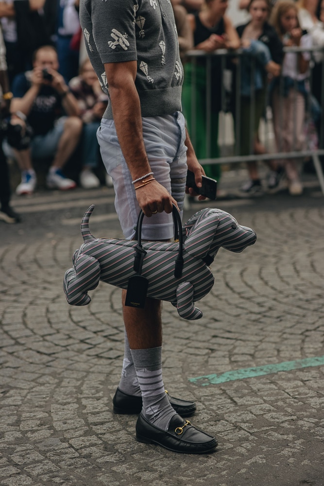 Street Style Bags from the Start of PFW Men's S23 - PurseBlog