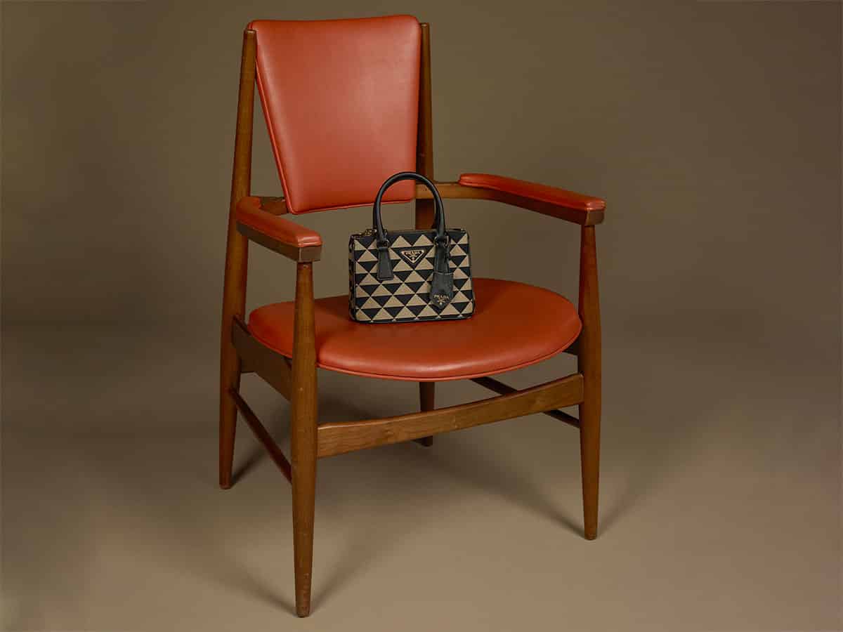 Prada Galleria Symbole on Chair