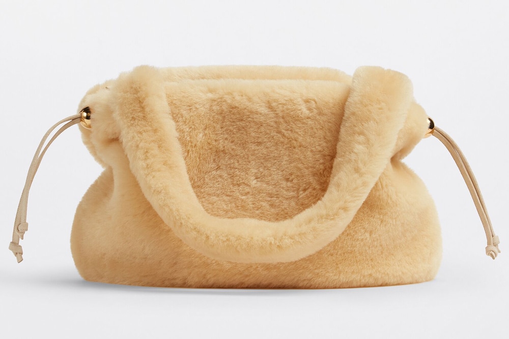 Bottega Veneta Shearling Bulb Bag