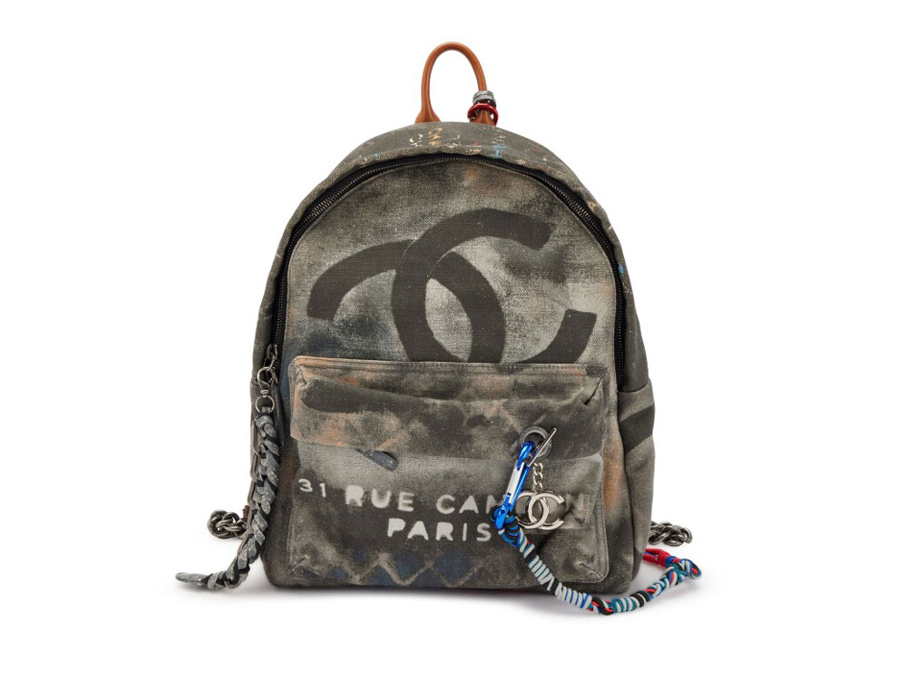 Chanel Graffiti Backpack at 1stDibs