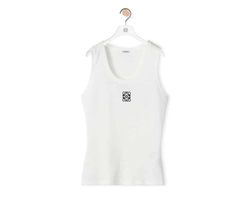 Loewe Anagram White Tank Top