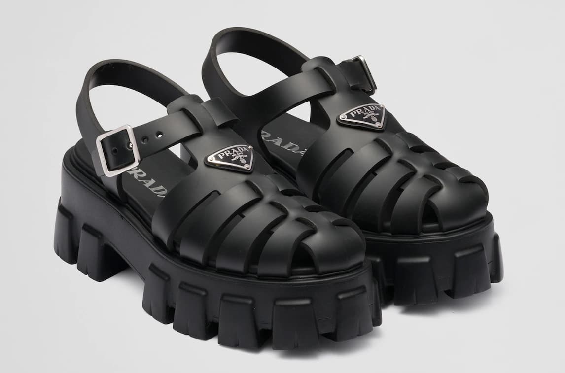 Prada Foam Rubber Sandals