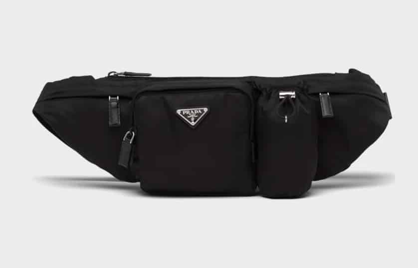 Prada Belt Bag Black Saffiano in 2023