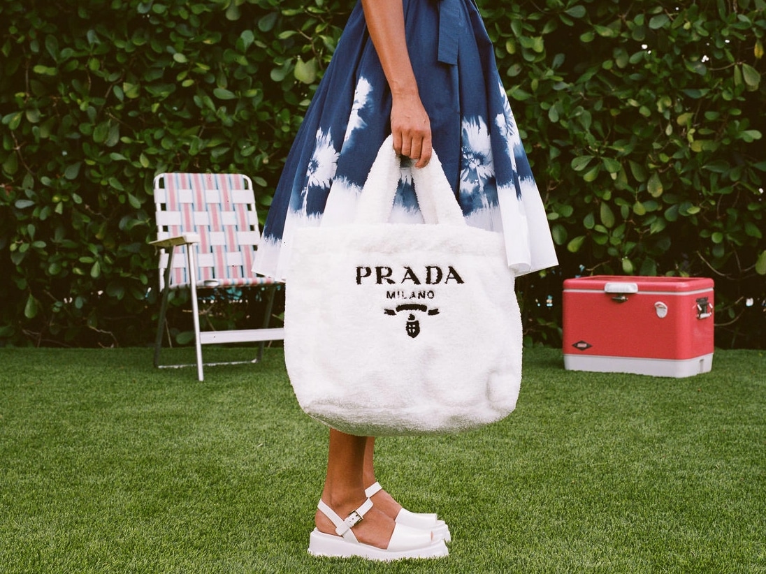 J'Adore: Prada Raffia Tote