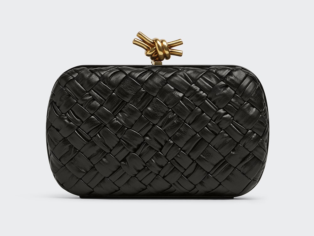 Bottega Veneta Knot Leather Clutch