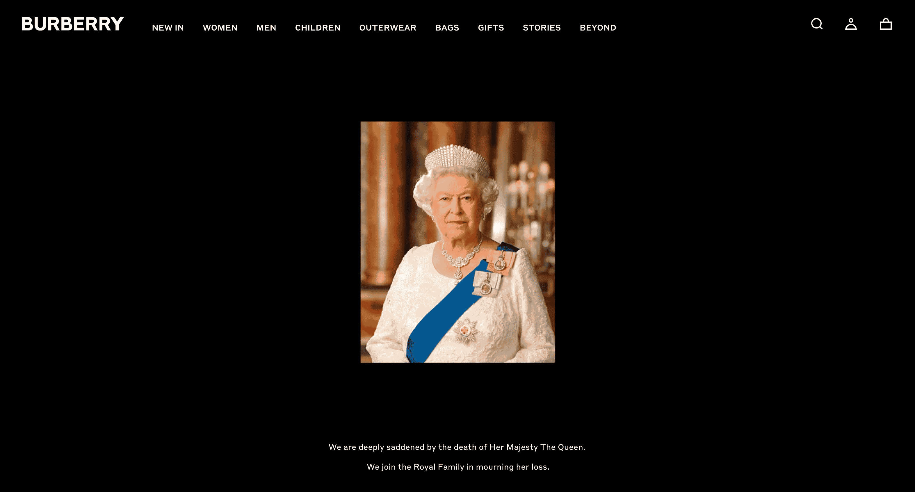 Burberry Queen Elizabeth