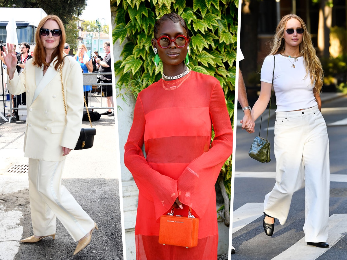 Julianne Moore and Jodie Turner-Smith kick off Venice Film Festival in  style in double Gucci