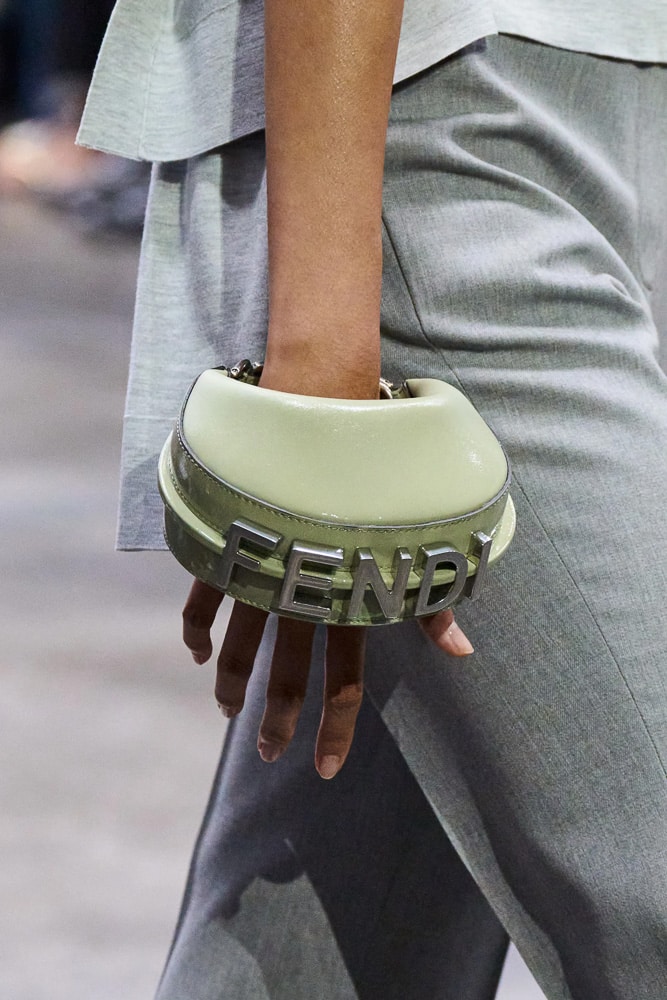 Fendi transparent wrist bag in 2023