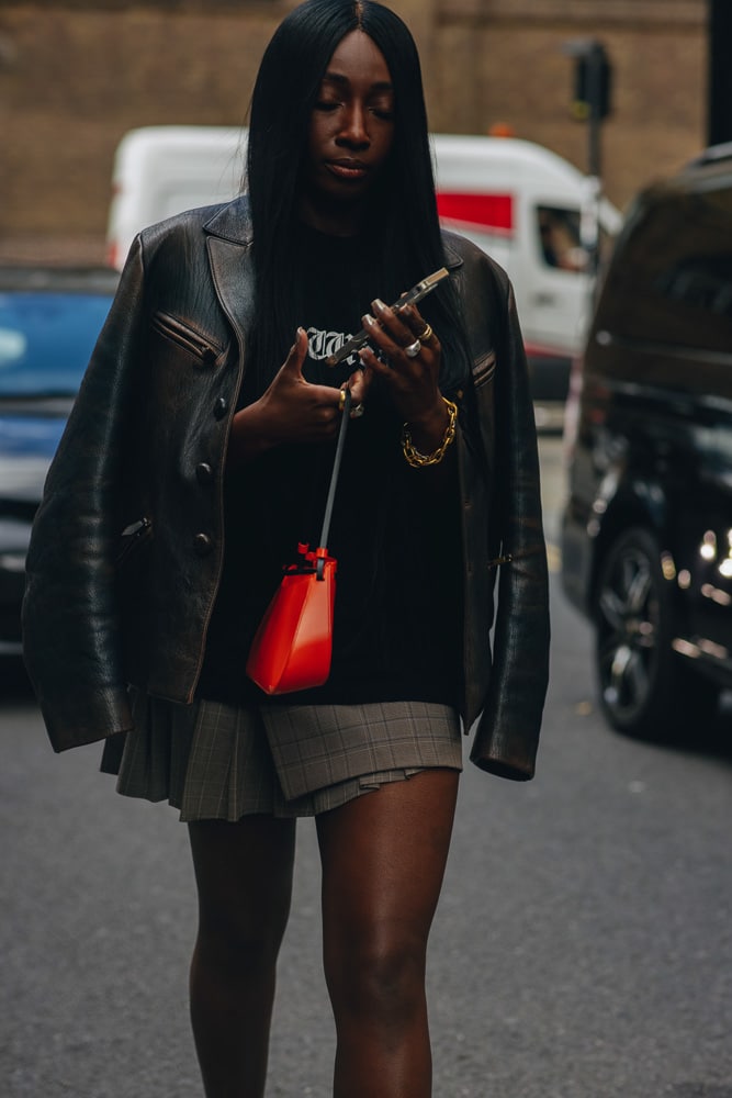 Hermès Handbag Street Style During PFW 2023 - PurseBop