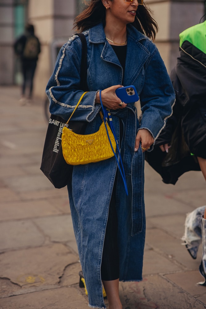 Hermès Handbag Street Style During PFW 2023 - PurseBop