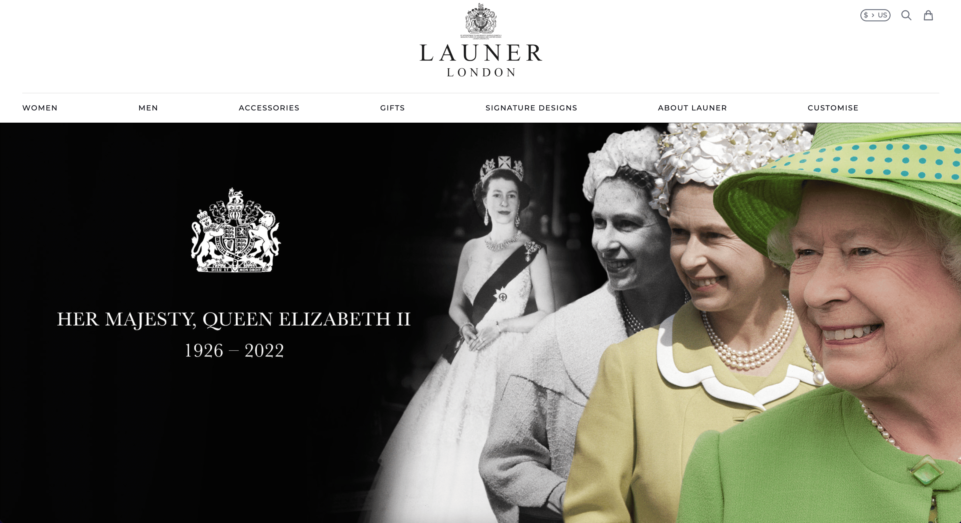 Launer London Queen Elizabeth