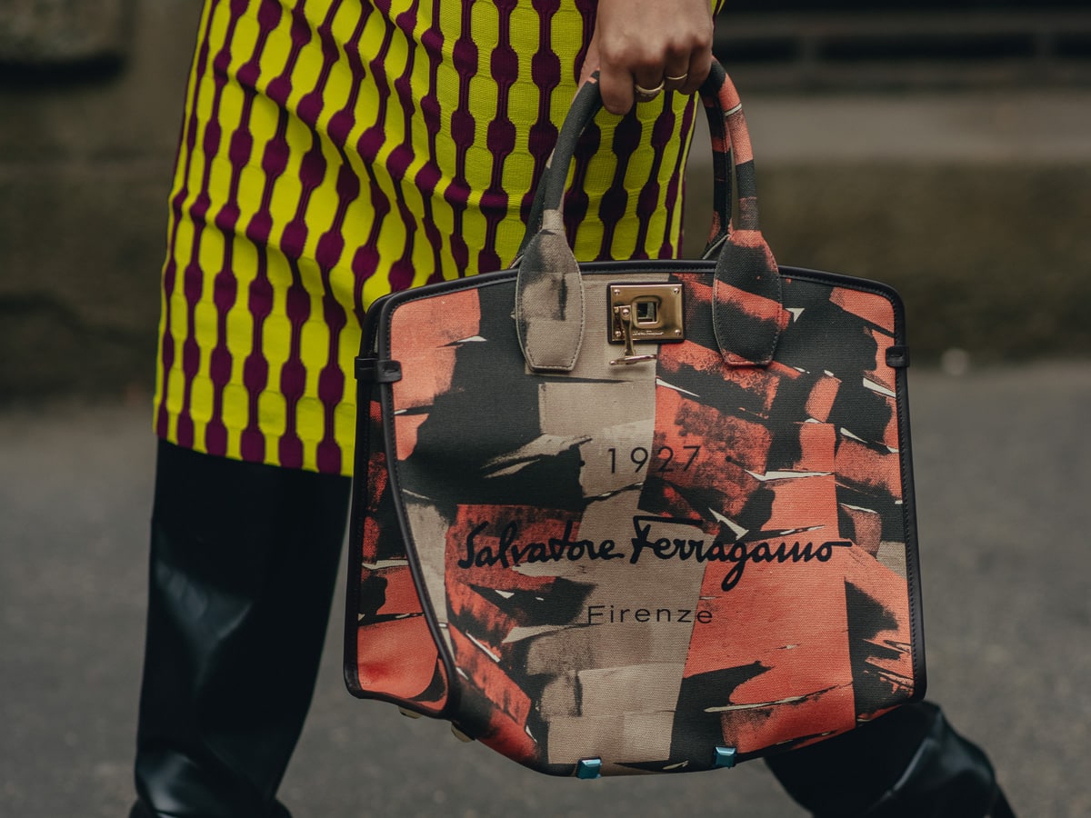 Milan store fashion bags
