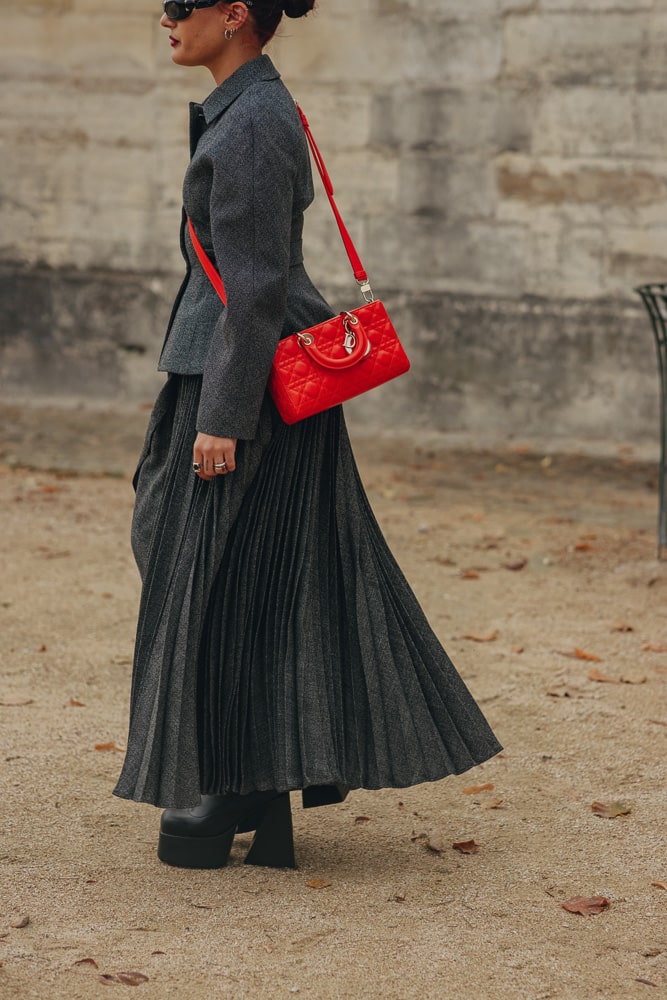 Hermès Handbag Street Style During PFW 2023 - PurseBop