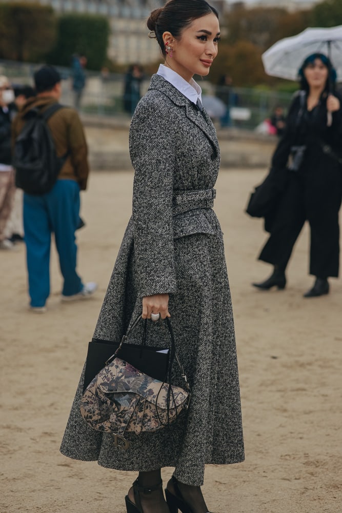 Hermès Handbag Street Style During PFW 2023 - PurseBop