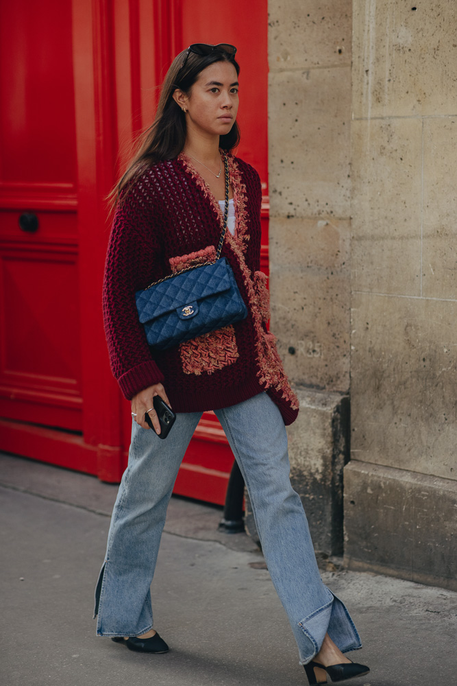 Hermès Handbag Street Style During PFW 2023 - PurseBop