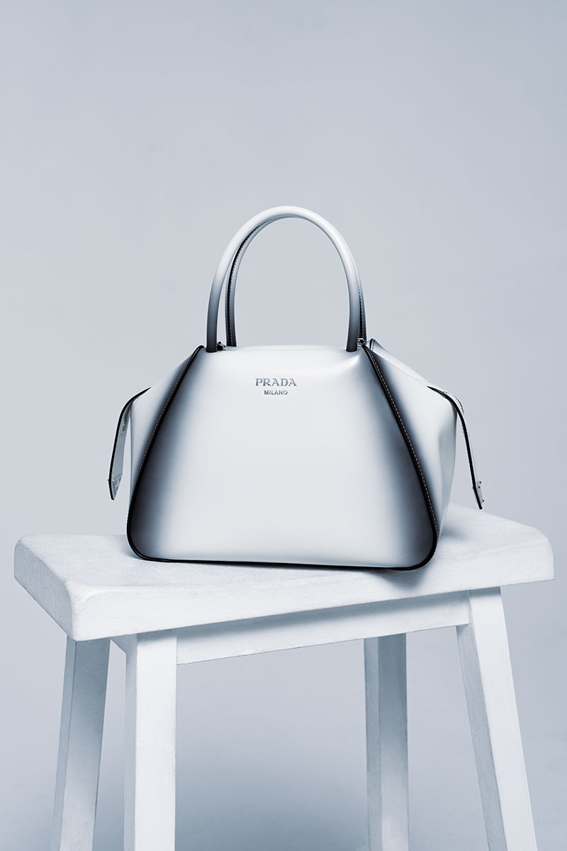 PRADA debuts SUPERNOVA bags in highly-polished Spazzolato leather